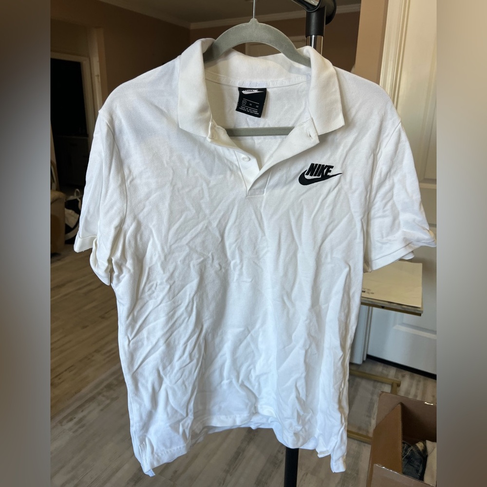 Nike Men's Classic White Polo Shirt